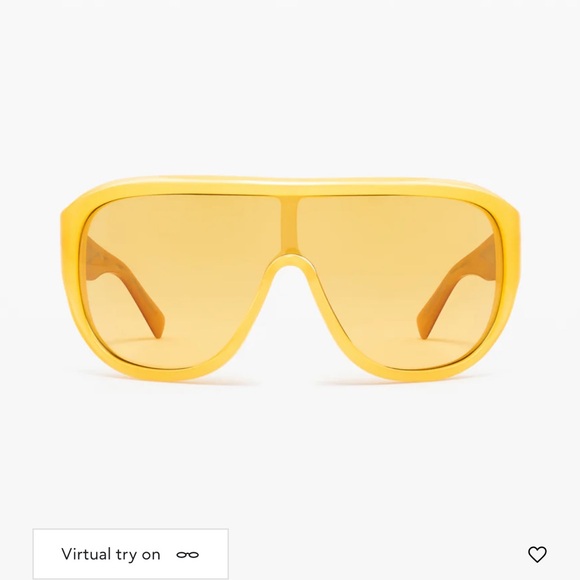 Jimmy Fairly Luz Yellow Shield Sunglasses - Picture 10 of 13